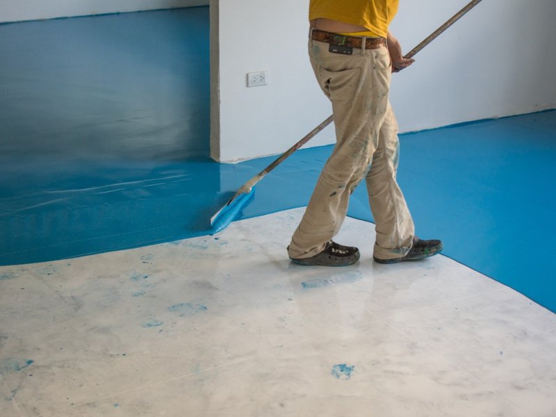 Installing a residential epoxy floor