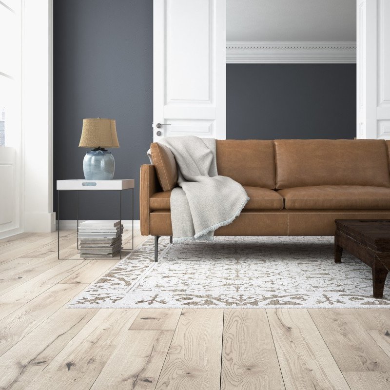 Engineered hardwood flooring installed by 494 Painting Flooring and More