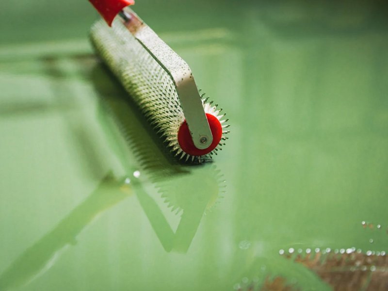 Epoxy flooring installation