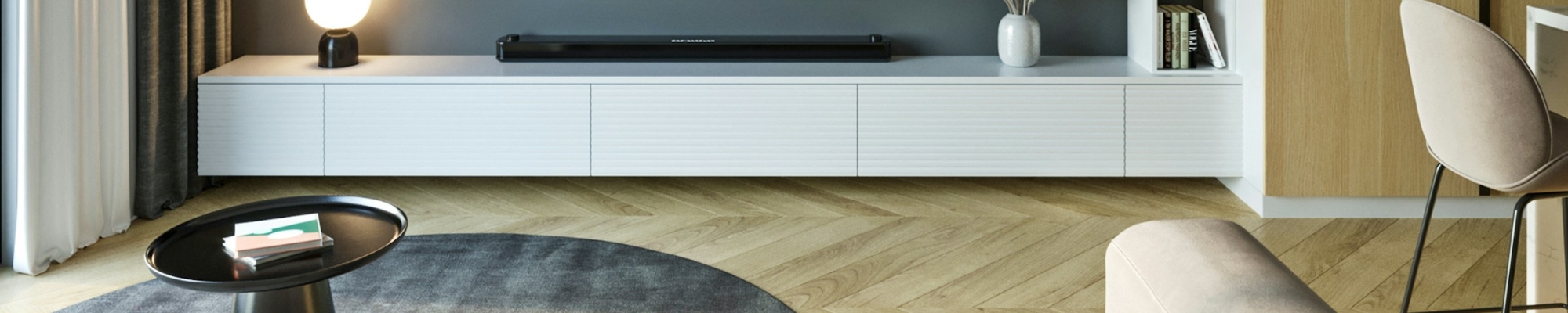 Wood flooring in a modern Lakeville, MN home