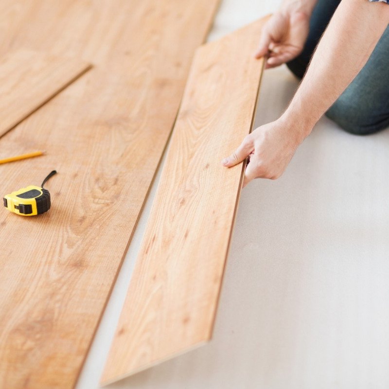 Hardwood flooring installation