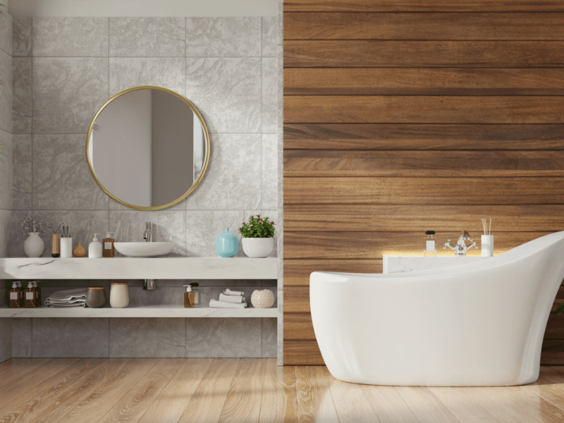 Waterproof Bathroom flooring by 494 Painting Flooring and More