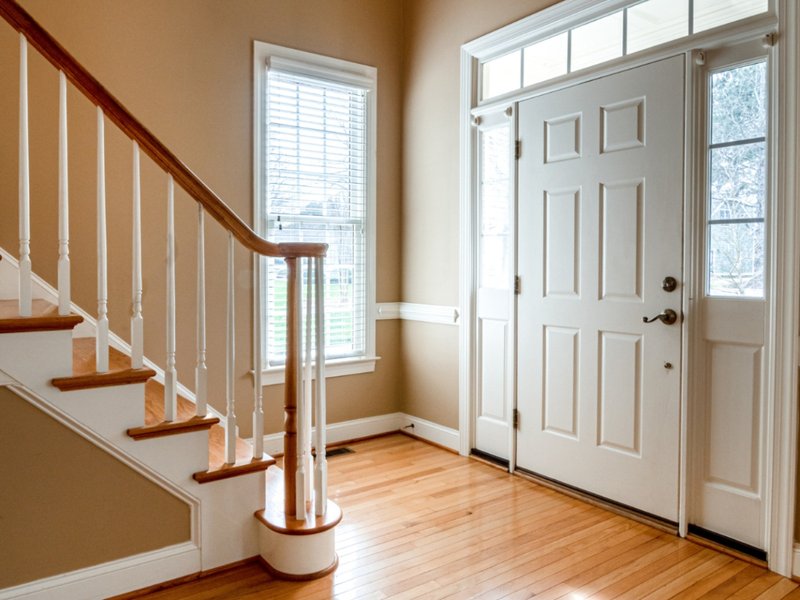 Lakeville MN home with a refinished hardwood floor